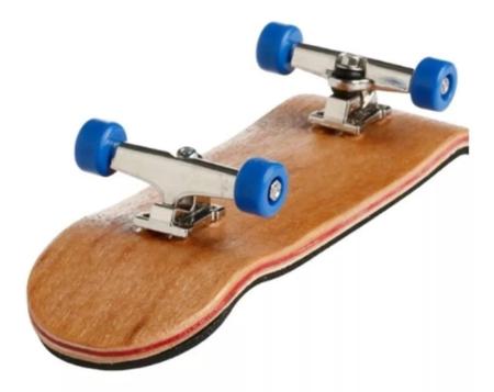 Imagem de Skate Dedo  Profissional De Madeira Com Rolamento Fingerboard - Smac
