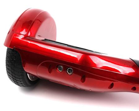 Imagem de Skate Elétrico Hoverboard 6.5" VERMELHO Bluetooth e LED com Bolsa - Bateria Samsung - Smart Balance