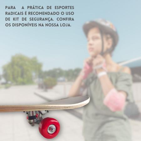 Imagem de Skate Infantil Montado Com Lixa 7 Lâminas Brinquedo Radical