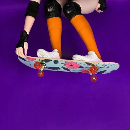 Imagem de Skate Montado Pronto p/uso com lixa infantil 110kgs
