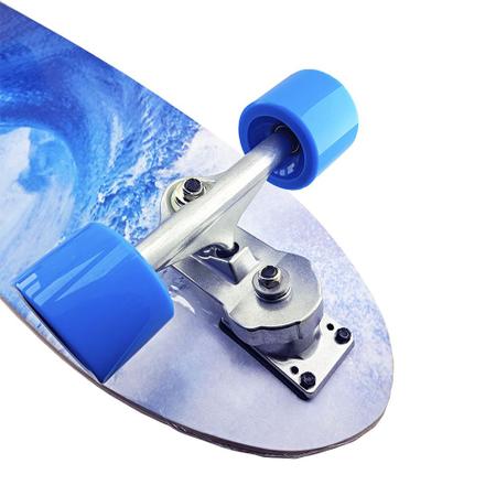 Imagem de Skate Montado Simulador Surf SK8 Spin Abec 9 Longboard 100KG