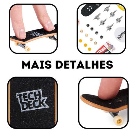 Kit Tech Deck Skate de Dedo com 4 Unidades - Sunny, Shopping