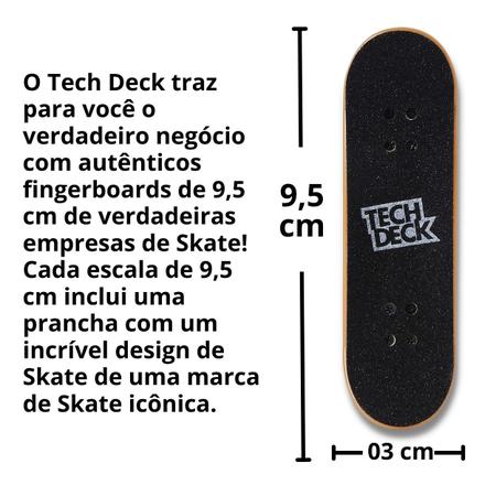 Skate de Dedo - Tech Deck - Ultra DLX - 4 Unidades - Sunny