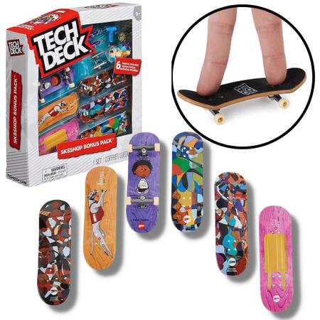 Kit Skate De Dedo Tech Deck Krooked - Colorido