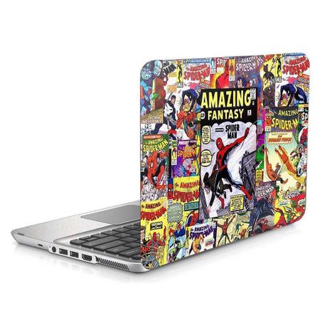 Imagem de Skin Adesivo Protetor Notebook 14 Wide Homem Aranha Spider