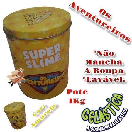 Slime Aventureiros Luccas Neto Geleia Não Gruda + Latão 1KG