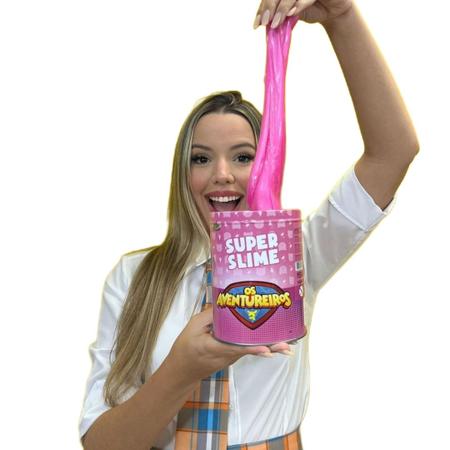 Imagem de Slime Aventureiros Luccas Neto Geleia Não Gruda + Latão 1KG