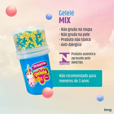 Imagem de Slime Geleca Amoeba Massinha Modelar Gelelé Mix Unicórnio