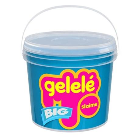 Imagem de Slime Gelelé Big Balde 2KG Azul - Doce Brinquedo