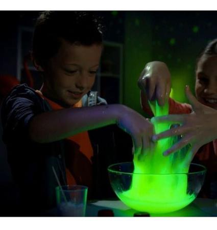 Imagem de Slime Gelele Meleca Divertida Brilha No Escuro Neon KIT C/12