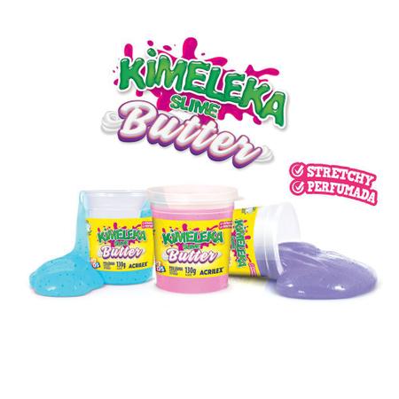 Imagem de Slime Kimeleka Butter Unidade 130g Kit com 4 Unidades