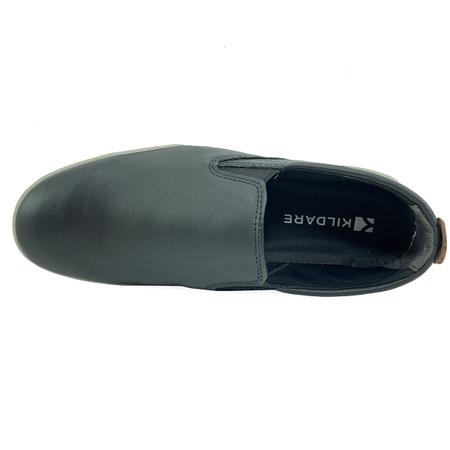 Imagem de Slip On Couro Kildare Beaten Masculino - Preto