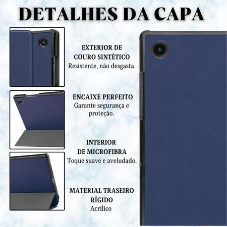 Imagem de Smart Case Magnética Para Tablet Samsung A9 Plus 11 X210