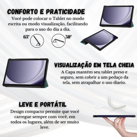 Smart Case Tpu Compatível Com Tab Samsung A9 8.7 X110 X115 - Star Capas E Acessórios Imagem de Smart Case Tpu Compatível Com Tab Samsung A9 8.7 X110 X115