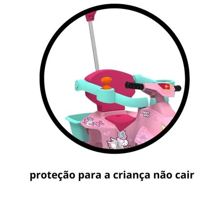 Smart Quad Passeio Pedal Quadriciclo Haste Carrinho Carro Infantil Criança  Meninos Meninas Presente Empurrador Bebê Velotrol