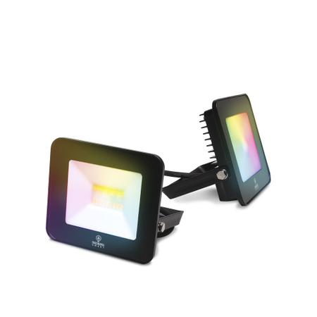 Imagem de SMART Refletor WI-FI LED 20W RGB+CCT Preto