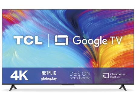 Imagem de Smart TV 43” 4K LED TCL 43P635 VA Wi-Fi Bluetooth HDR Google Assistente 3 HDMI 1 USB
