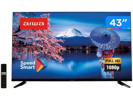 Imagem de Smart TV 43” Full HD D-LED Aiwa IPS Wi-Fi HDR