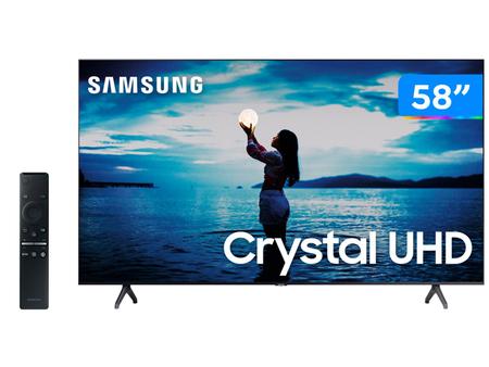 Imagem de Smart TV 4K Crystal UHD 58” Samsung UN58TU7020GXZD