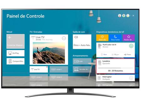 Imagem de Smart TV 4K NanoCell IPS 65” LG 65NANO86