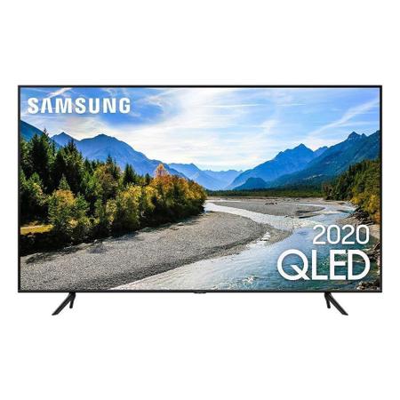 Imagem de Smart TV 4K QLED 55 Samsung QN55Q60TAGXZD Borda UltraFina Wi-Fi Bluetooth 4 HDMI 2 USB