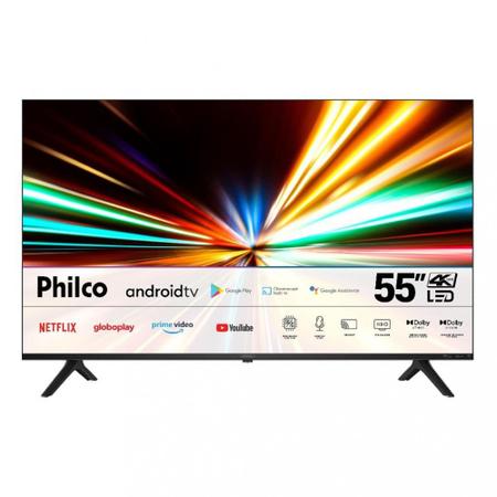 Fast Smart TV Philco 55” PTV55G20AGS 4K ATMOS Android TV Bivolt