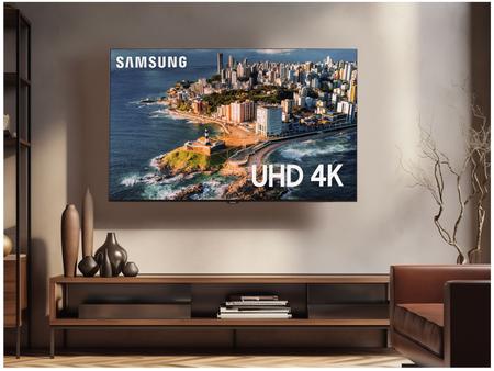 Smart TV Samsung 50 Polegadas UHD 4K, 3 HDMI, 1 USB, Processador Crystal  4K, Tela sem limites, Visual Livre de Cabos, Alexa - UN50AU7700GXZD - TV 4K  Ultra HD - Magazine Luiza