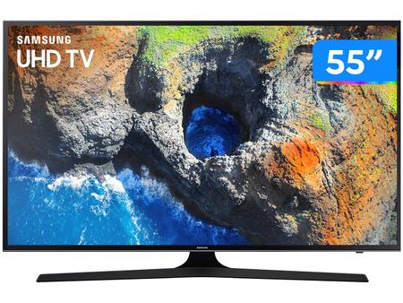 Imagem de Smart TV 55” 4K LED Samsung 55MU6100 Wi-Fi 