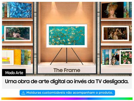 Imagem de Smart TV 55” 4K QLED Samsung The Frame VA 120Hz