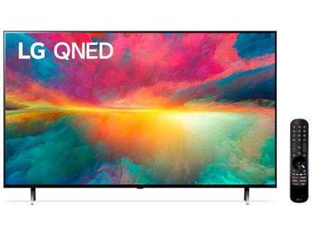 Imagem de Smart TV 55” 4K QNED LG Quantum Dot NanoCell 55QNED75SRA VA AI Processor Wi-Fi Bluetooth Google Assistente e Alexa