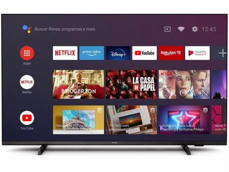 Imagem de Smart TV 55" UHD 4K Philips 55PUG7406 Android TV HDR10+ 4HDMI 2 USB