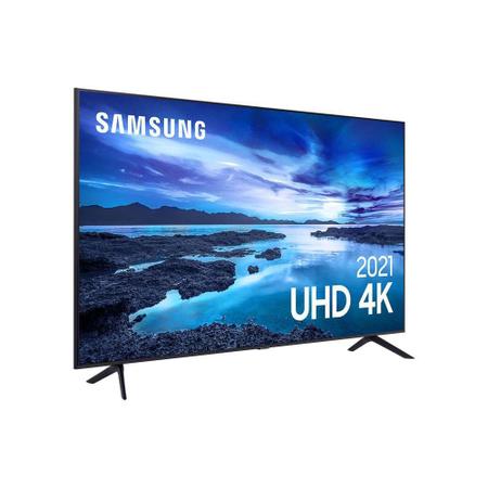 Imagem de Smart TV 65 Crystal 4K Samsung 65AU7700 - Wi-Fi Bluetooth HDR Alexa Built in 3 HDMI 1 USB