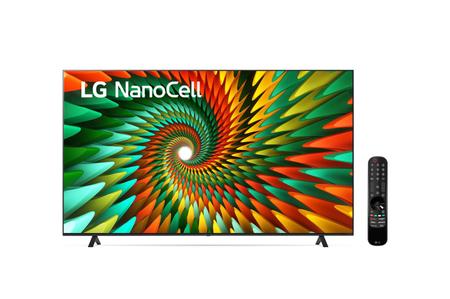 Imagem de Smart TV 75" 4K LG NanoCell 75NANO77SRA Bluetooth ThinQ AI Alexa Google Assistente Airplay 3 HDMIs