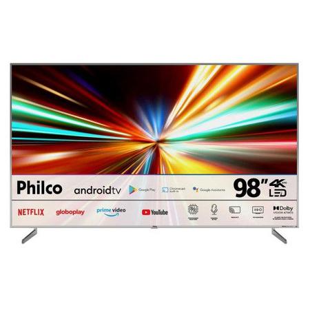 Imagem de Smart TV 98  Philco Android TV PTV98F8TAGCM 4K LED Dolby Atmos WiFi