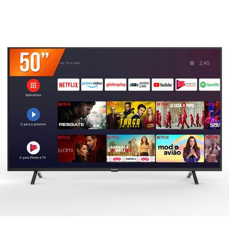 Smart TV Android 50'' LED 4K UHD Panasonic TC-50HX550B 3 HDMI 2