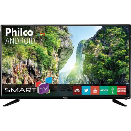 Imagem de Smart TV Android LED 43" Philco PH43N91DSGWA Conversor Digital Full HD com 2 Entradas HDMI e 2 Entradas USB Preta