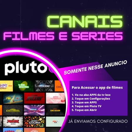 Imagem de Smart Tv Box Streaming Android Tv Com Pluto TV, Netflix, Youtube