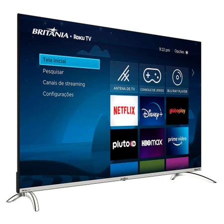 Imagem de Smart TV Britânia 50 Polegadas BTV50G7PR2CSBL 4K UHD LED Dolby Áudio Roku TV