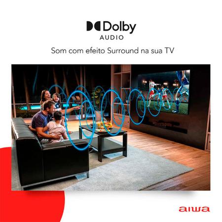 Imagem de Smart TV D-LED 50 Polegadas AIWA Full HD Android 4K Borda Ultrafina