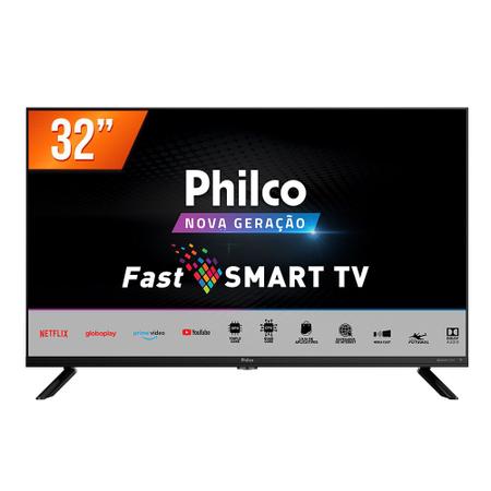 Imagem de Smart TV LED 32" HD Philco PTV32G70SBL 2 HDMI 1 USB Wi-Fi