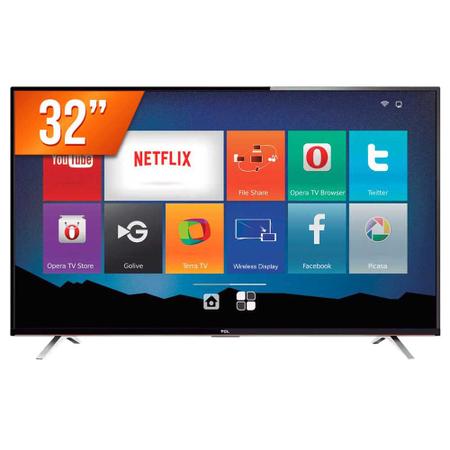 Imagem de Smart TV LED 32" Semp TCL HD 3 HDMI USB Wi-Fi L32S4700S