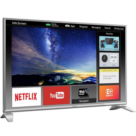 Smart TV LED 43 Full HD Panasonic TC-43ES630B 3 HDMI 2 USB Wi-Fi Integrado Conversor Digital - Smart TV - Magazine Luiza