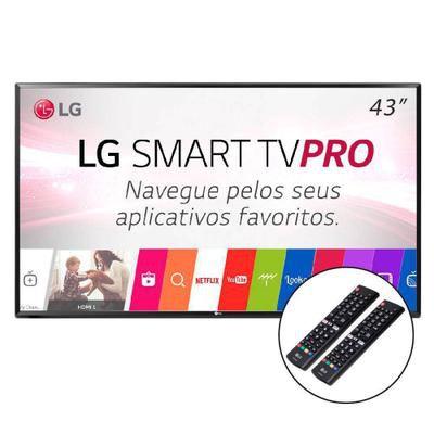 Imagem de Smart TV LED 43 Polegadas LG 43LJ551C FULL HD 2 HDMI USB Modo Hotel Sem Base