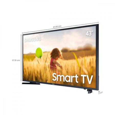 Imagem de Smart TV Led 43 Polegadas Samsung Full Hd Wifi HDR para Brilho e Contraste Plataforma Tizen 2 HDMI 1 USB