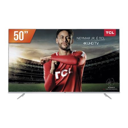 Imagem de Smart TV LED 50" 4K UHD TCL P6US 3 HDMI 2 USB