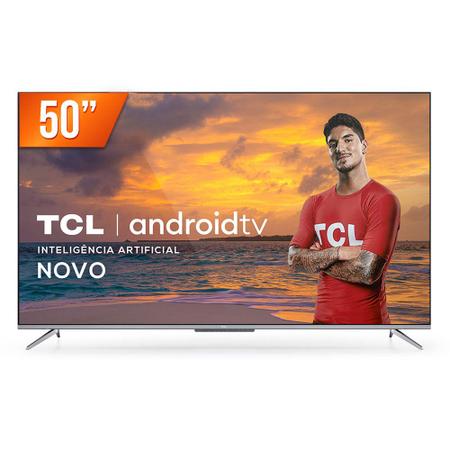 Imagem de Smart TV LED 50" 4K Ultra HD TCL 50P715 3 HDMI 2 USB Android Wi-Fi Bluetooth