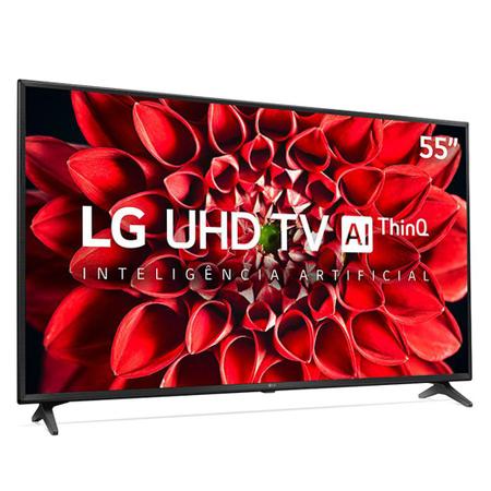 Imagem de Smart TV LED 55" Ultra HD 4K LG 55UN7100 ThinQ Al 3 HDMI 2 USB