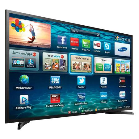 Imagem de Smart TV LED 55" Ultra HD 4K Samsung LH55 Quad Core 3 HDMI 2 USB Wi-Fi