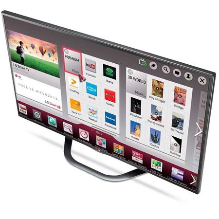 Imagem de Smart TV LED 60 Polegadas LG Slim 3D TV 4 Óculos 60LA6200