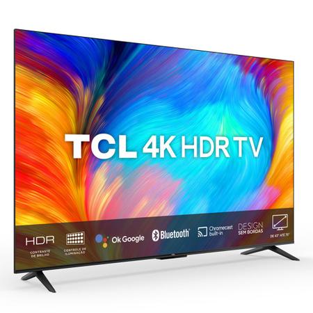 Imagem de Smart TV LED 65" Google TV Ultra HD 4K TCL 65P635 Comando de Voz HDR10 3 HDMI 1 USB Wi-Fi Bluetooth